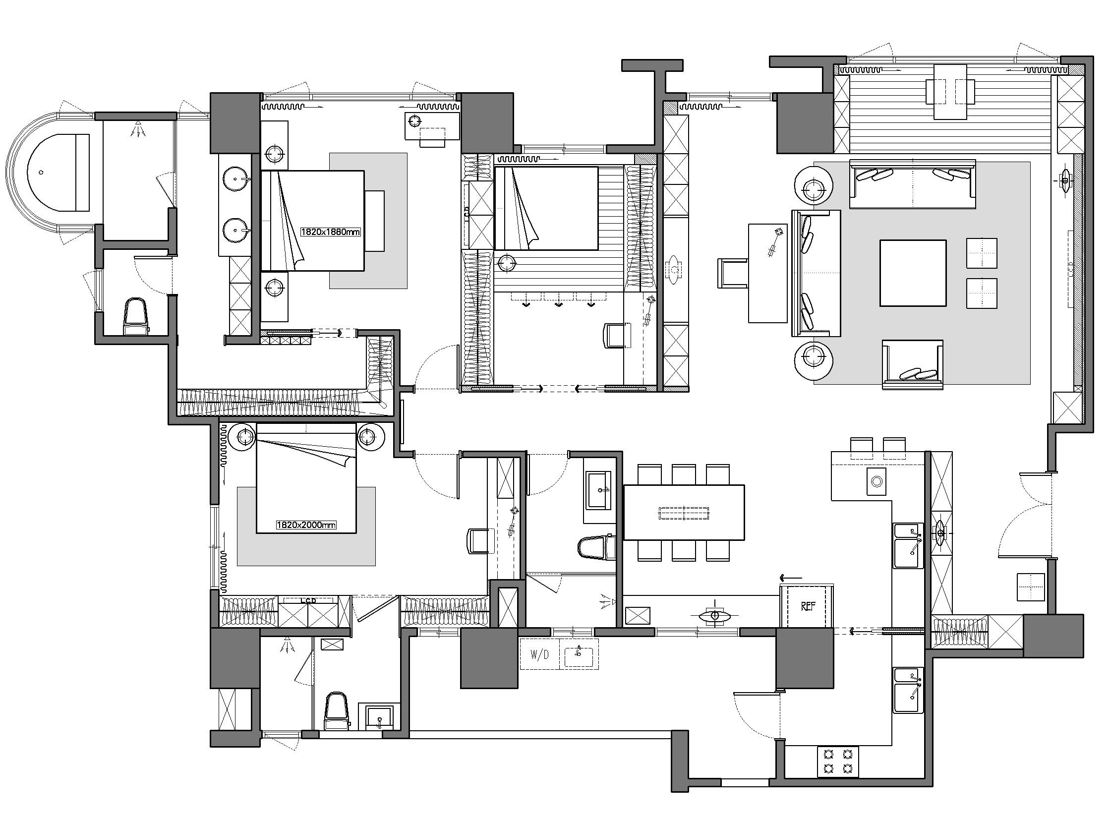 半包三居室太合适有没有!-尚东宏御装修