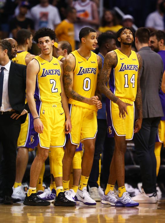 nba湖人新星,鲍尔lonzo ball