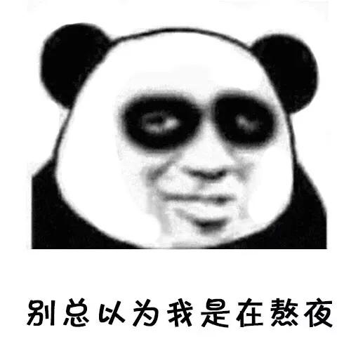 搞笑表情包:不要以为,我每晚那么晚睡就是在熬夜!