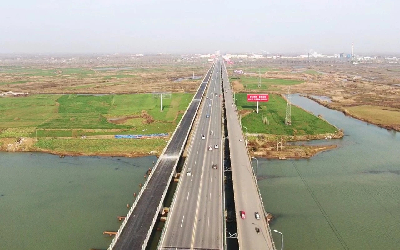 最新消息!宿迁沭阳新沂河大桥将于12月25日实线全面通车!