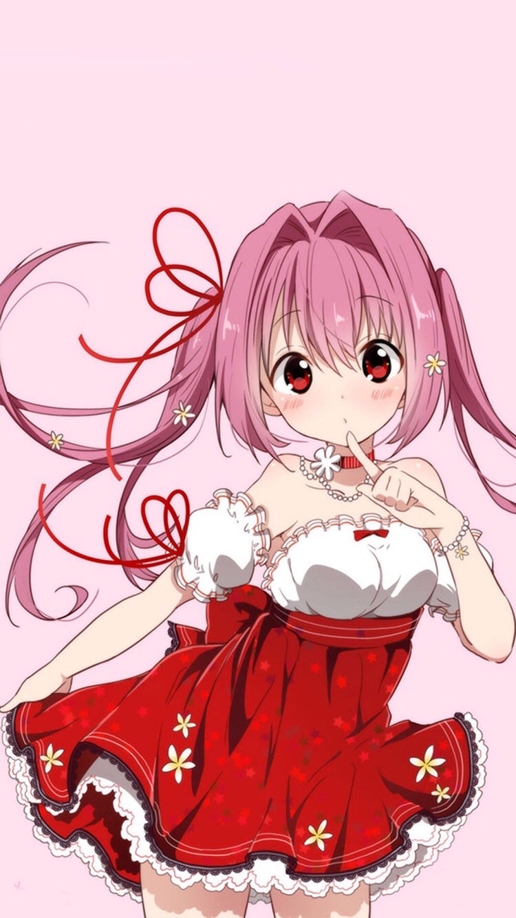 超美二次元小姐姐壁纸:粉色头发的小姐姐