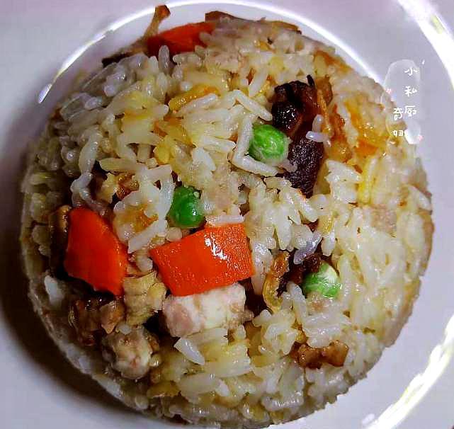 懒人版的芋头腊肉饭,简单又美味营养