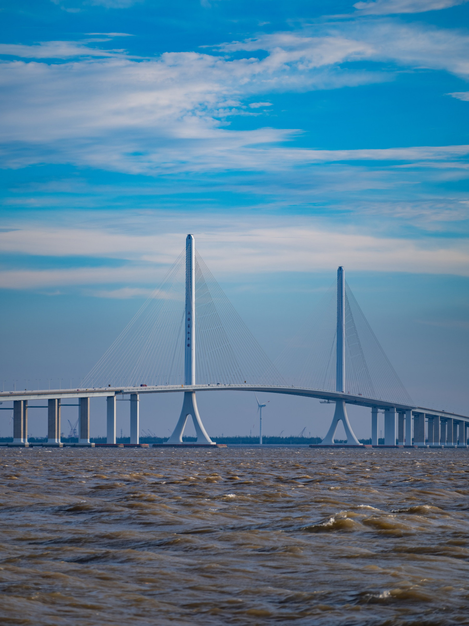 风光摄影:上海崇明长江大桥