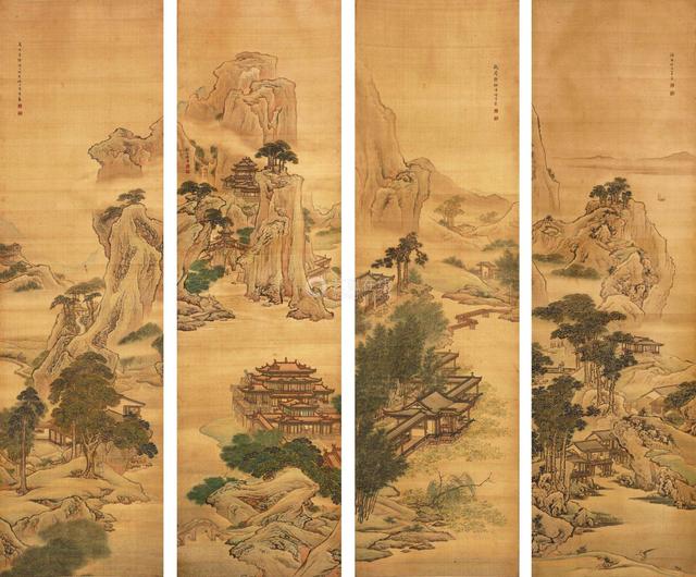 清代界画名家袁江,袁耀(扬州江都)