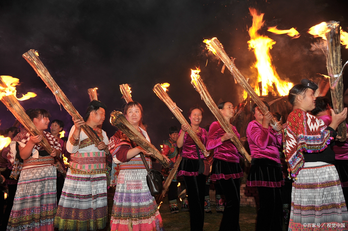彝族人民的传统节日,火把节