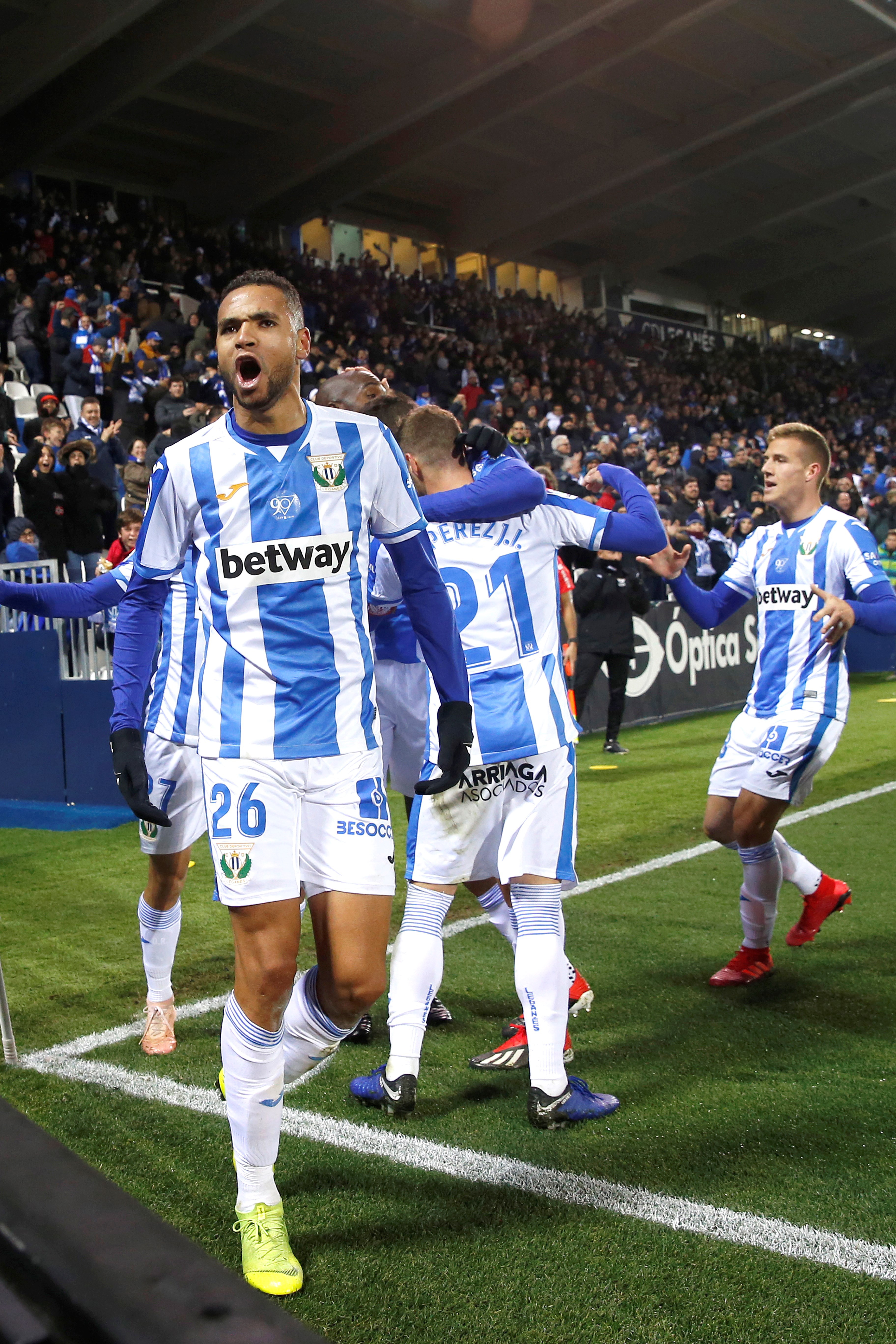 足球——西甲联赛:莱加内斯胜阿拉维斯