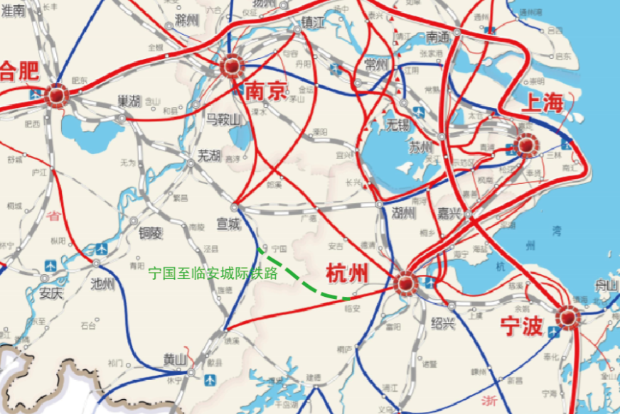 宁国高铁线路图图片