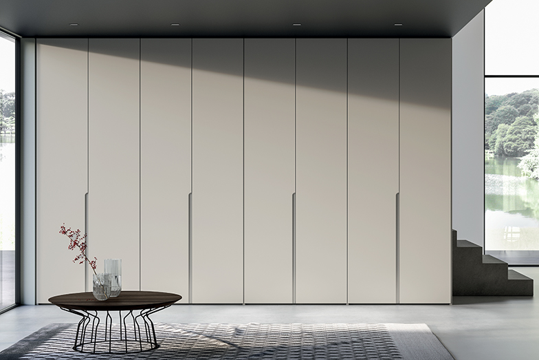 极简风一门到顶柜子,装修细节不容忽视,全屋定制就找聚通装潢