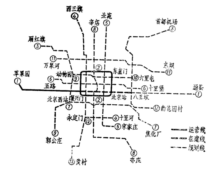 北京地铁七号线路图图片