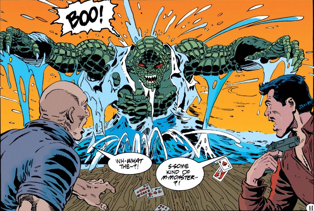 dc反派杀手鳄:智力低下的蝙蝠侠反派,也有着人性的光辉