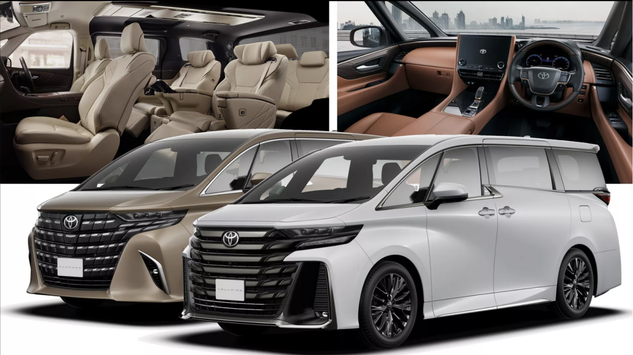 全新丰田威尔法phev亮相!