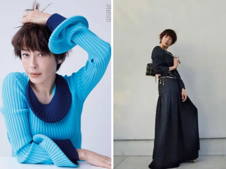 49岁宫泽理惠,"短发"新造型,简约干练风,不减当年气场
