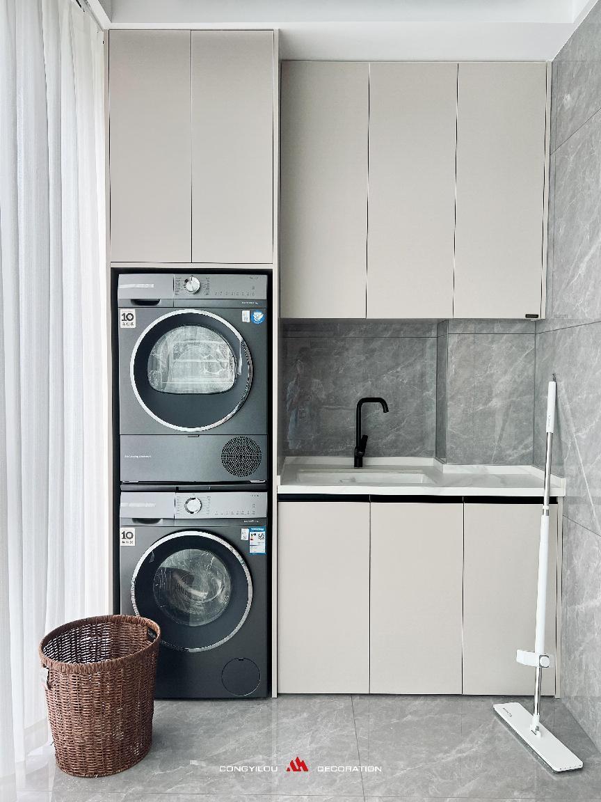 丛一楼现代轻奢风格案例,万科青山湖全案实景