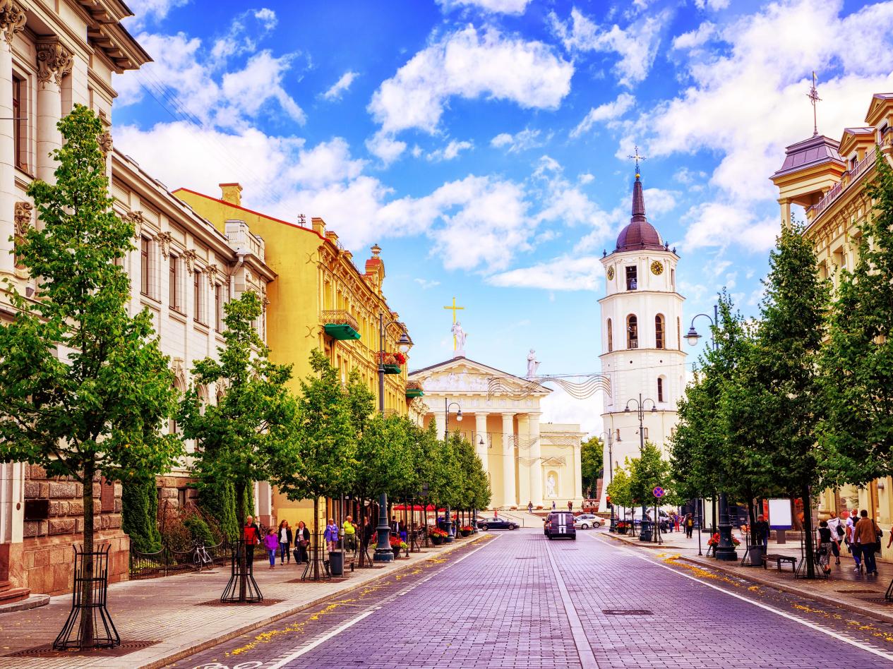 立陶宛街景图片