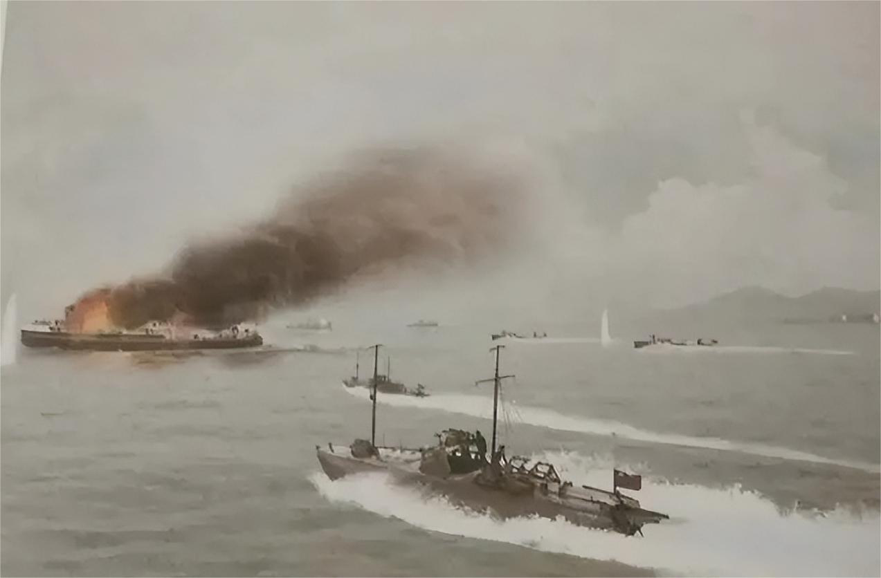 参加抗战中唯一一次海战的两艘军舰之一,海周号炮舰