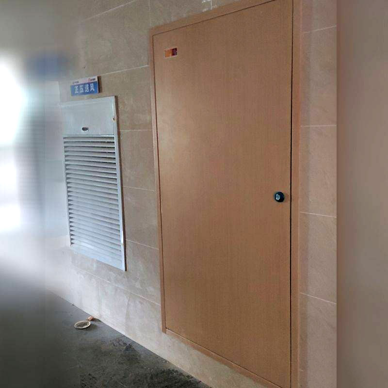 沈阳防火门生产厂家旋转天地轴无合页管道井钢制丙级防火门