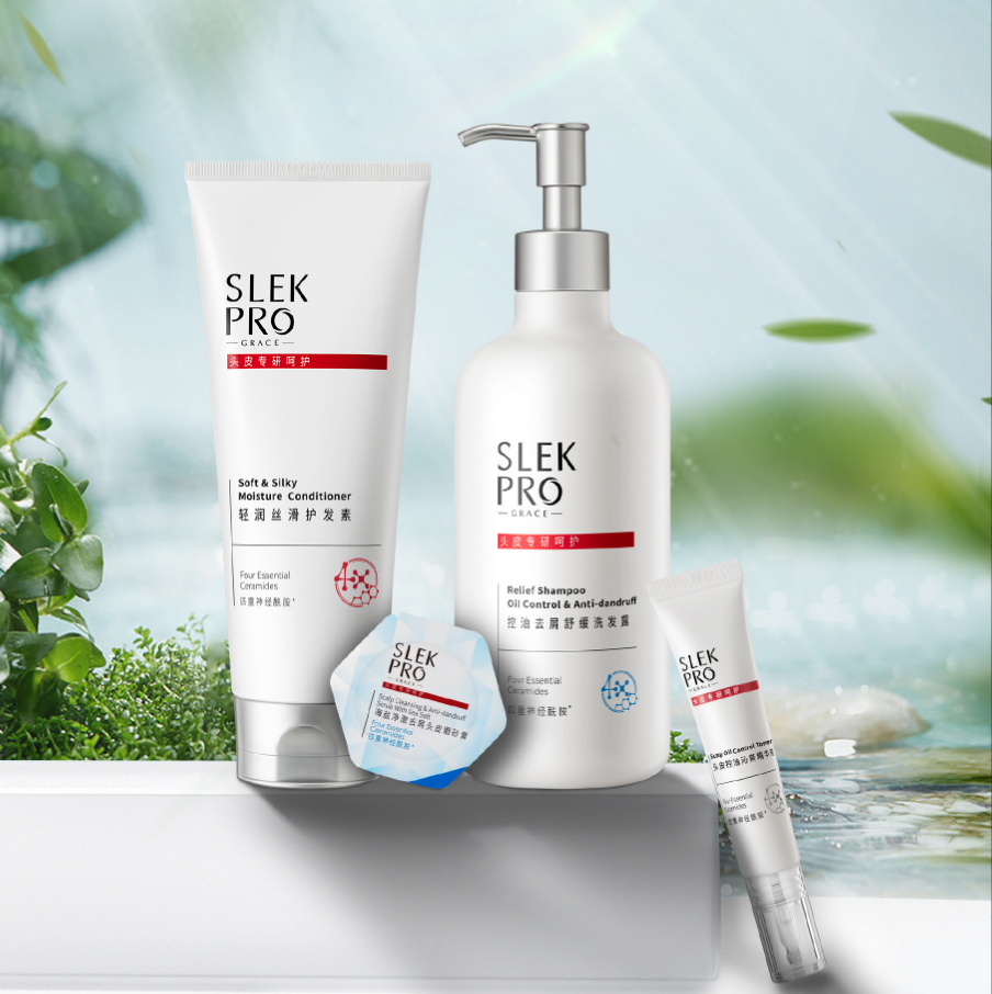 夏季头皮敏感,红肿,头痒,用舒蕾slek pro洗发水轻松过夏