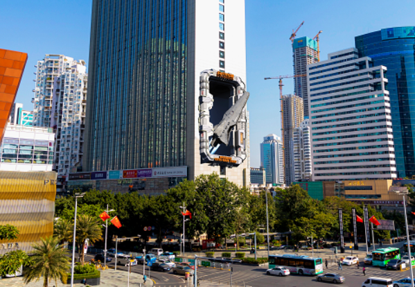 深圳户外广告合作形式,罗湖区鼎丰大厦大屏广告合作形式分享