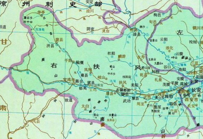 两汉时期右扶风的行政区划