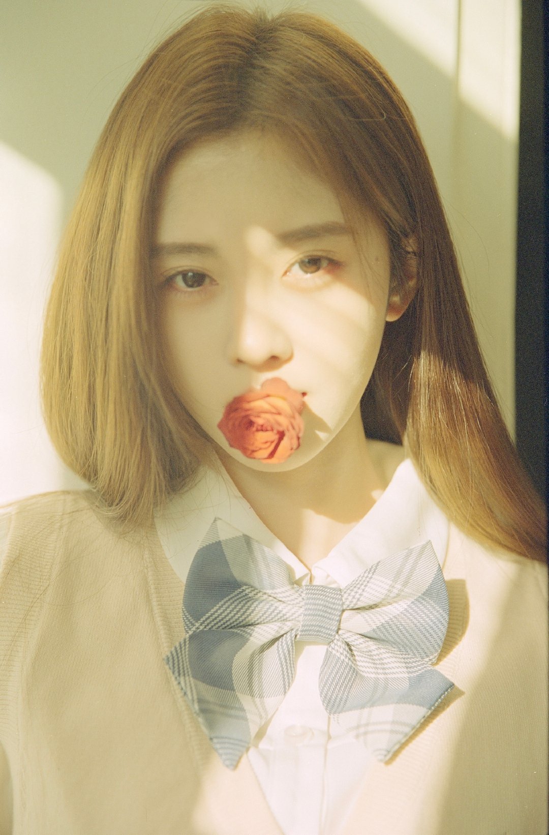 穿上制服的鞠婧祎太好看了,这才是"jk"应有的模样吧!