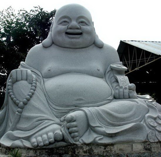 惠安石雕 布袋和尚 弥勒佛石雕欣赏