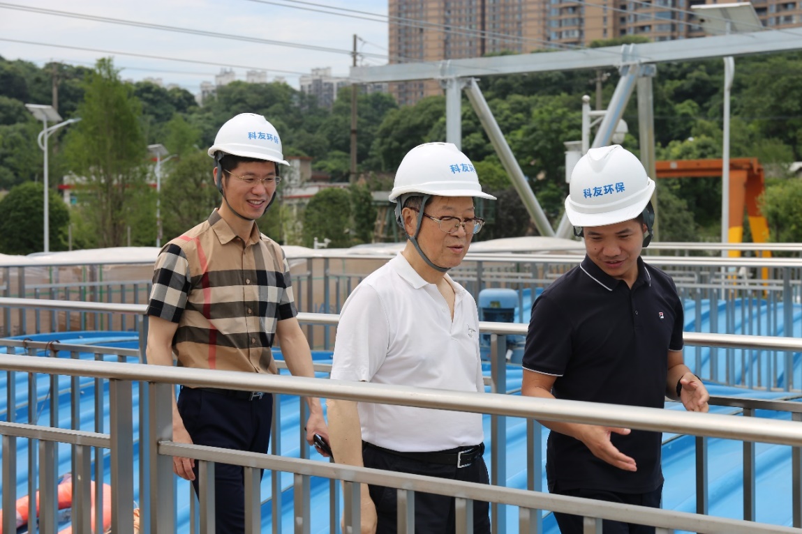 中科院原领导胡德华先生莅三友环保考察