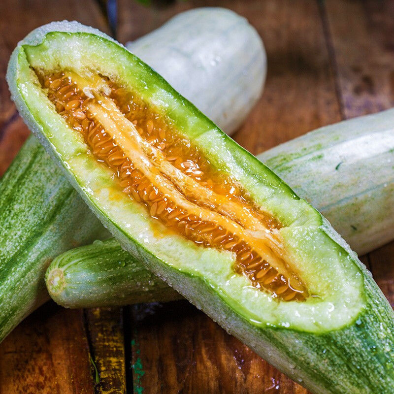 羊角蜜甜瓜:闻着香,咬着脆,吃着甜