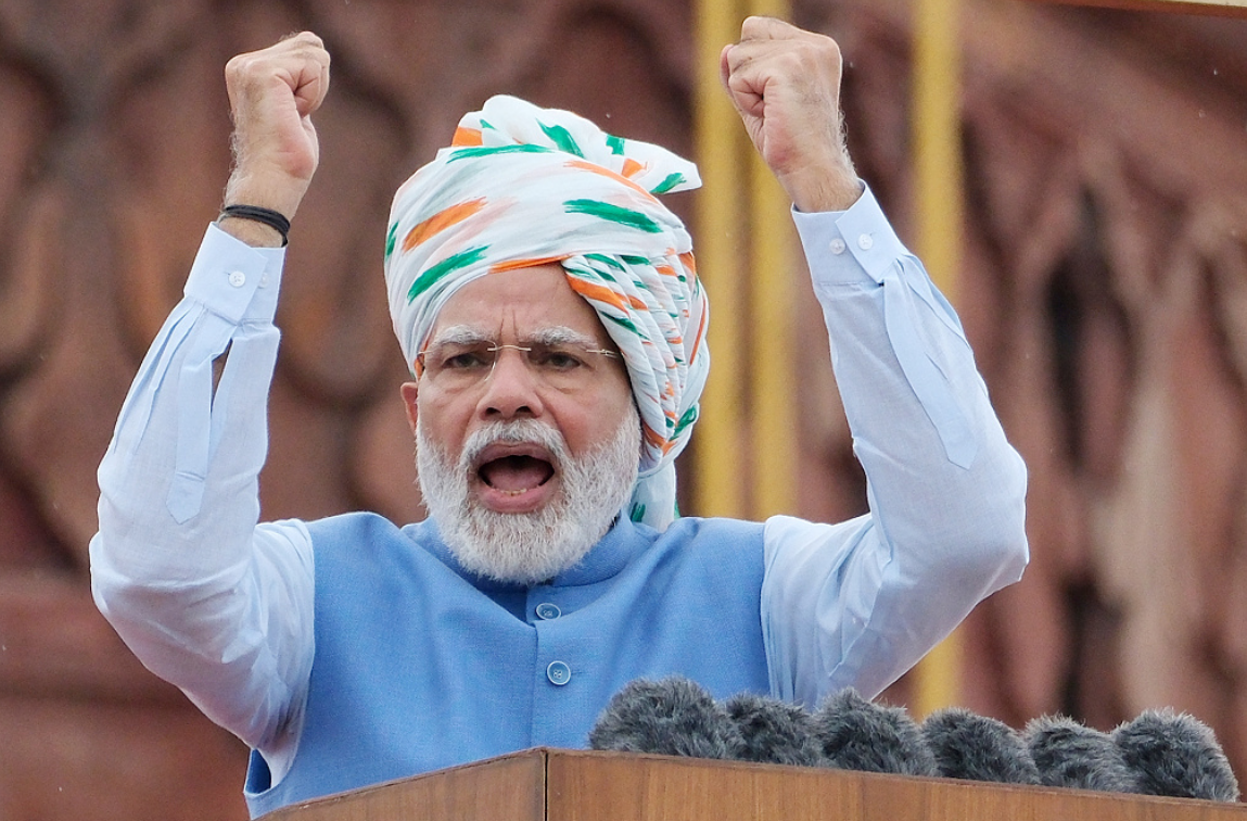 印度总理莫迪访问美国与总统拜登会谈