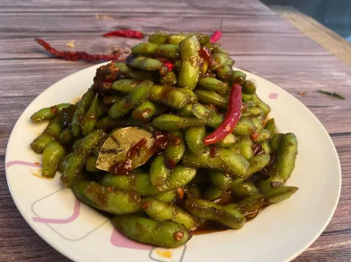 在家就能自己做的五香毛豆,好吃还便宜!