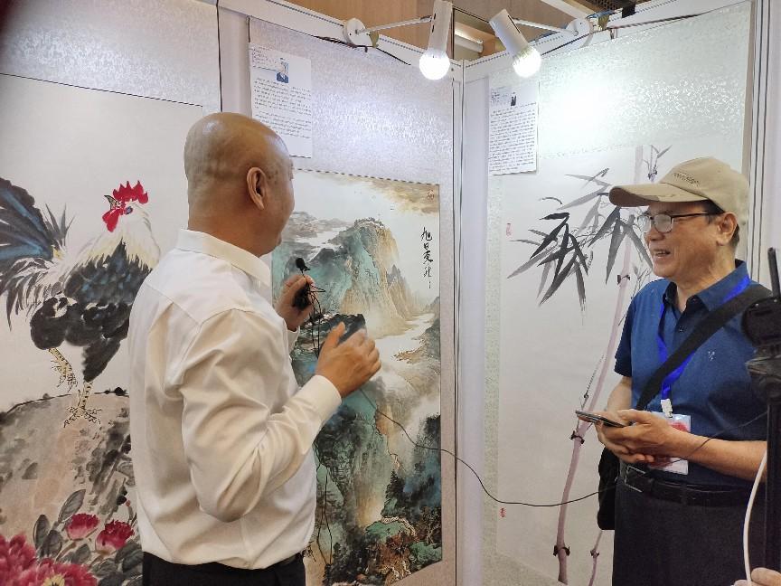 画家谢雨泽作品在第二届北京书画精英作品展被藏家收藏