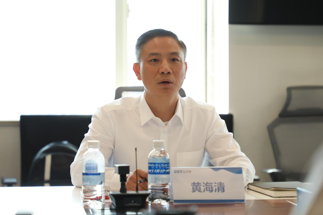 阿里巴巴集团副总裁黄海清一行来访长江云通参观交流