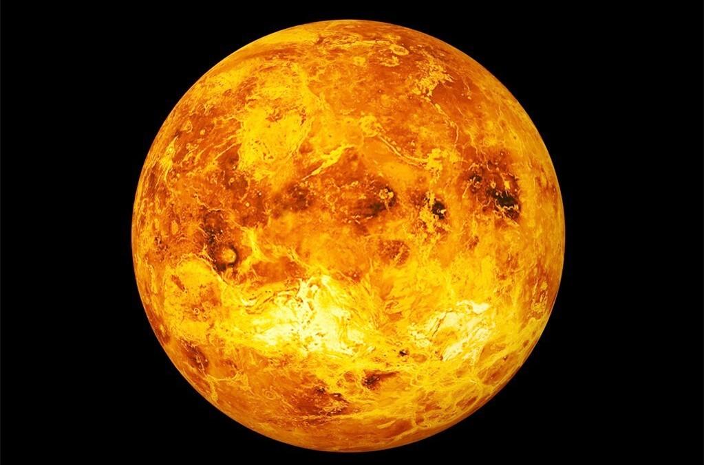 太阳系金星真实照片图片