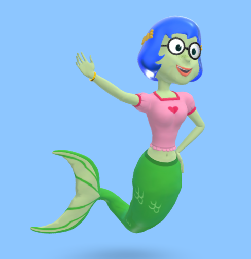 小侄女儿编的故事,当海绵宝宝,派大星,美人鱼公主遭遇海洋污染