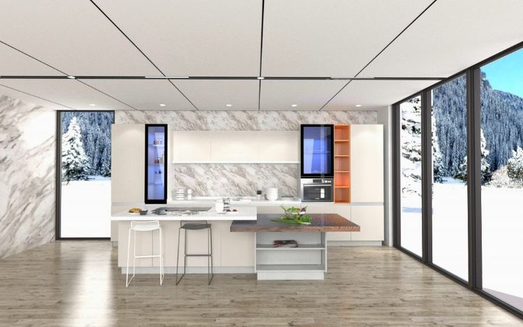 天然居全铝蜂窝大板吊顶,有颜有品,更时尚