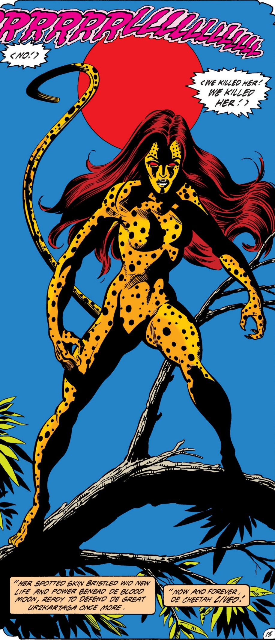 dc反派豹女:神奇女侠的宿敌,被植物之神赋予了动物的力量