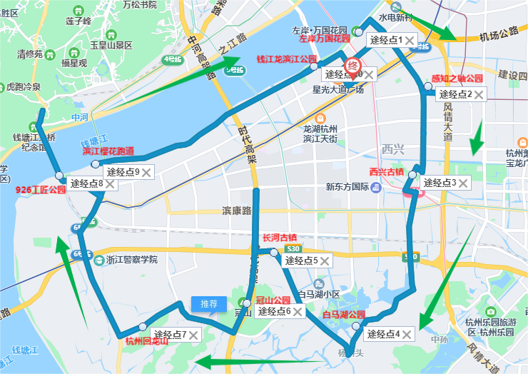 滨江管控区地图最新图片