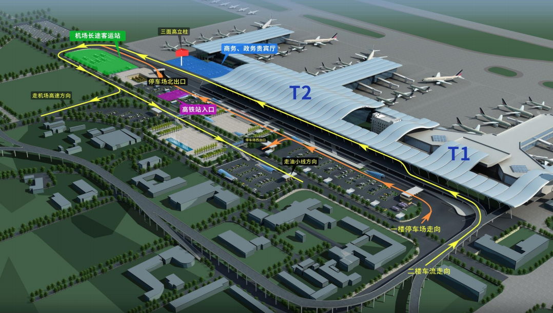 贵阳龙洞堡机场规划图图片
