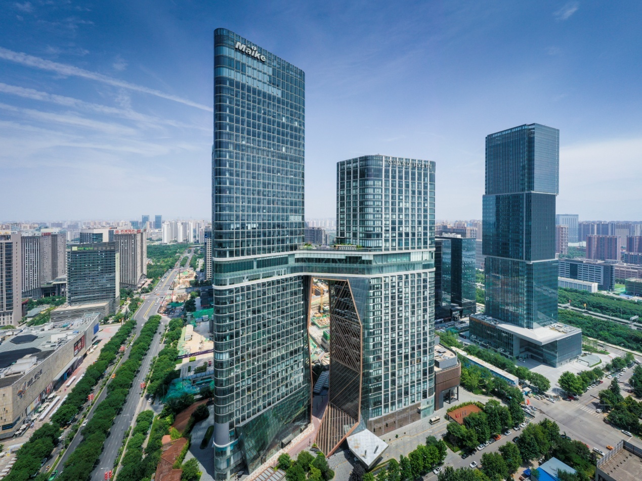 现代化科技新城拔地而起 看西安高新区十年之变