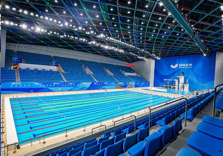 杭州亚运会游泳比赛场地:奥体中心游泳馆的设计与特色