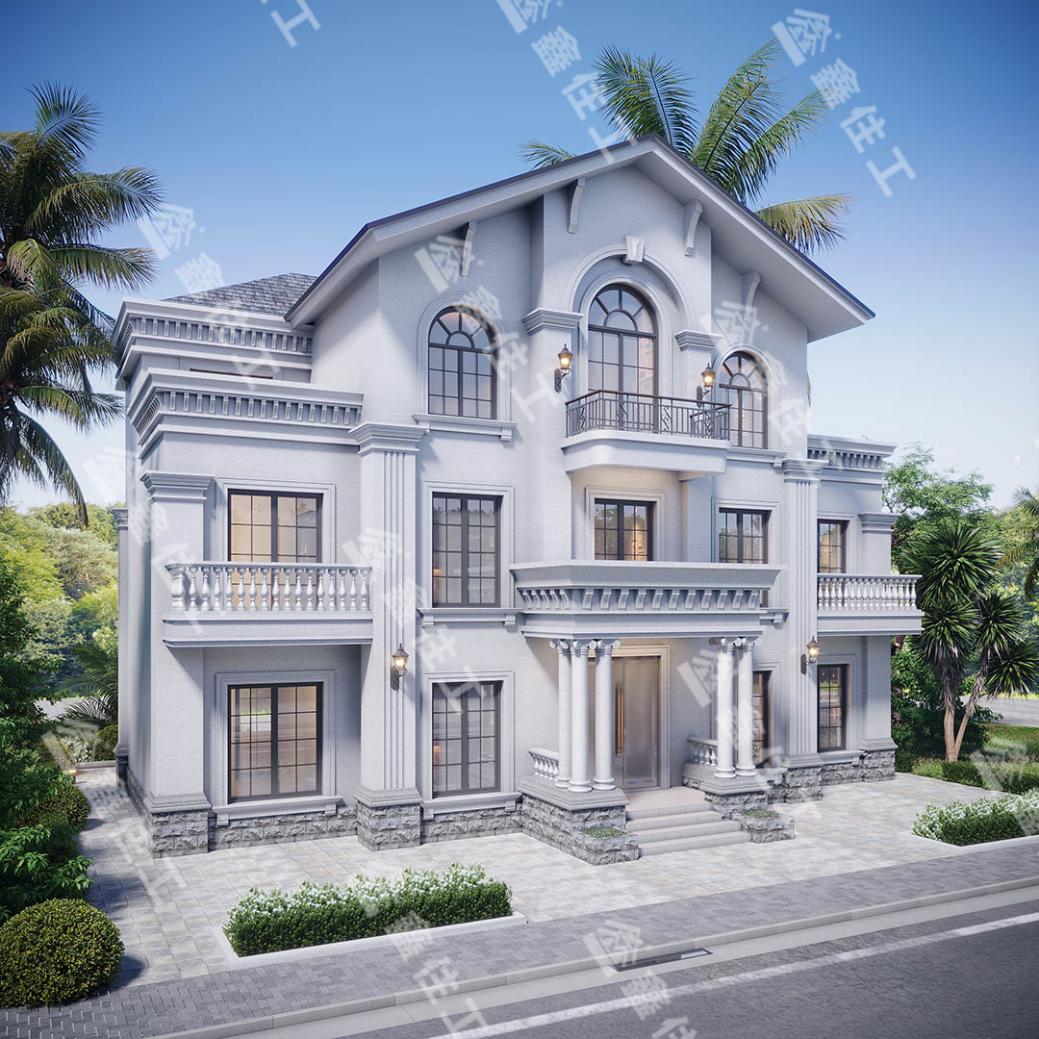 150平的三层欧式农村别墅,满足你所有想象,大气舒适并存