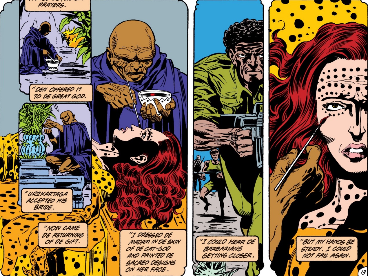 dc反派豹女:神奇女侠的宿敌,被植物之神赋予了动物的力量