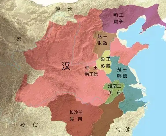汉初异姓王:韩王韩信 燕王卢绾 长沙王吴芮