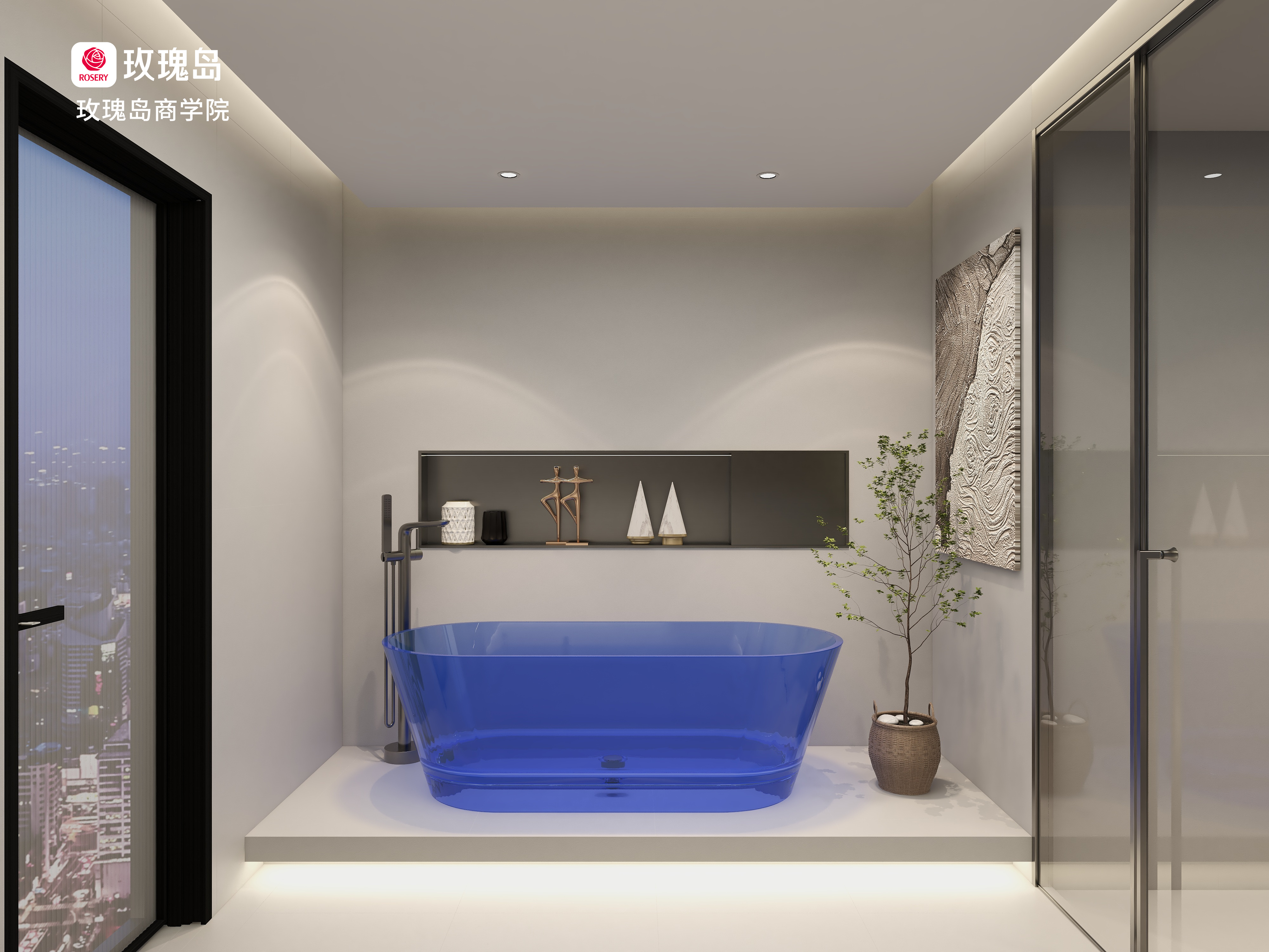 侘寂风浴室设计,可以让人忘记烦恼的装修