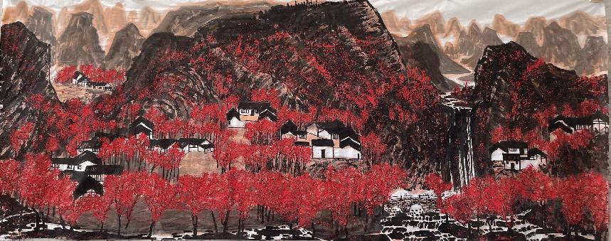 传承红色基因赓续精神血脉炫彩山水郝东红