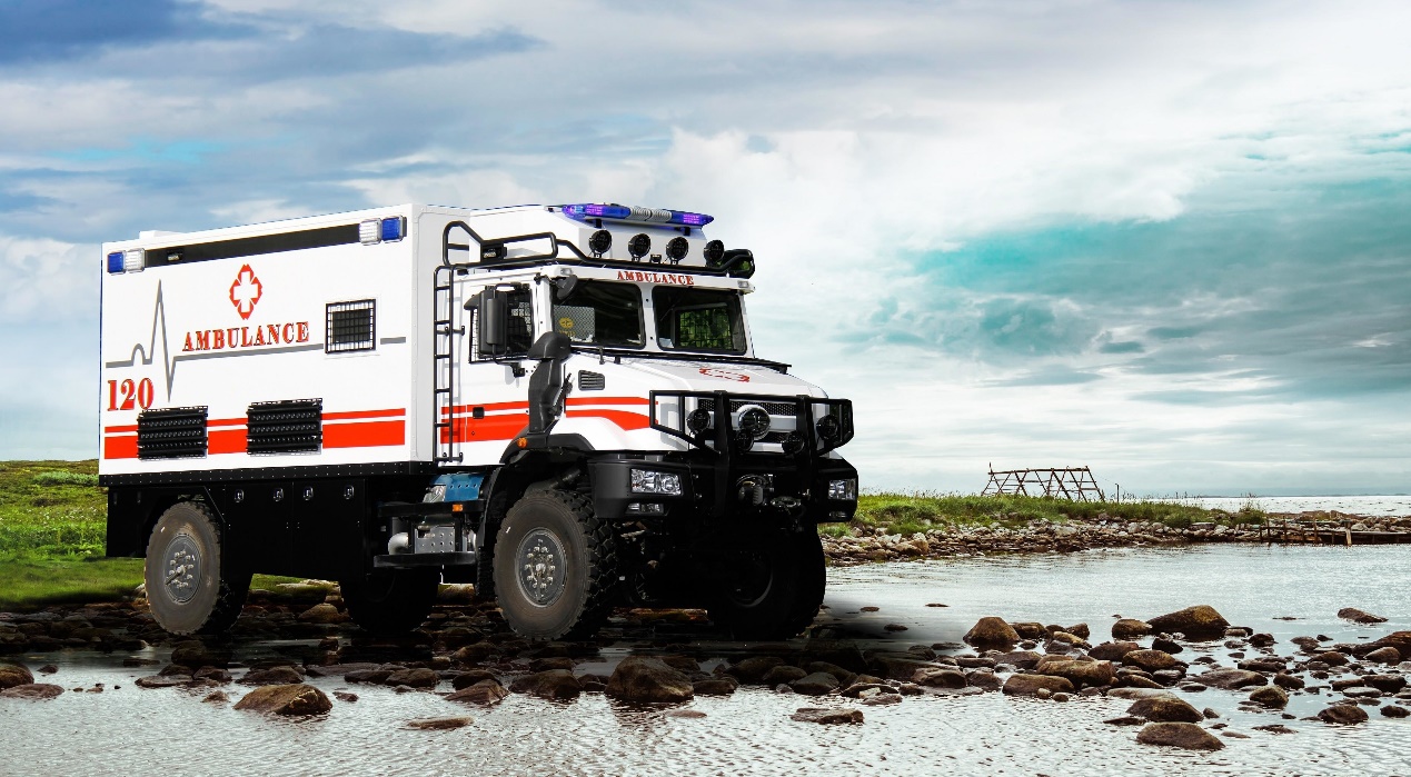 一汽解放全地形越野救护车!