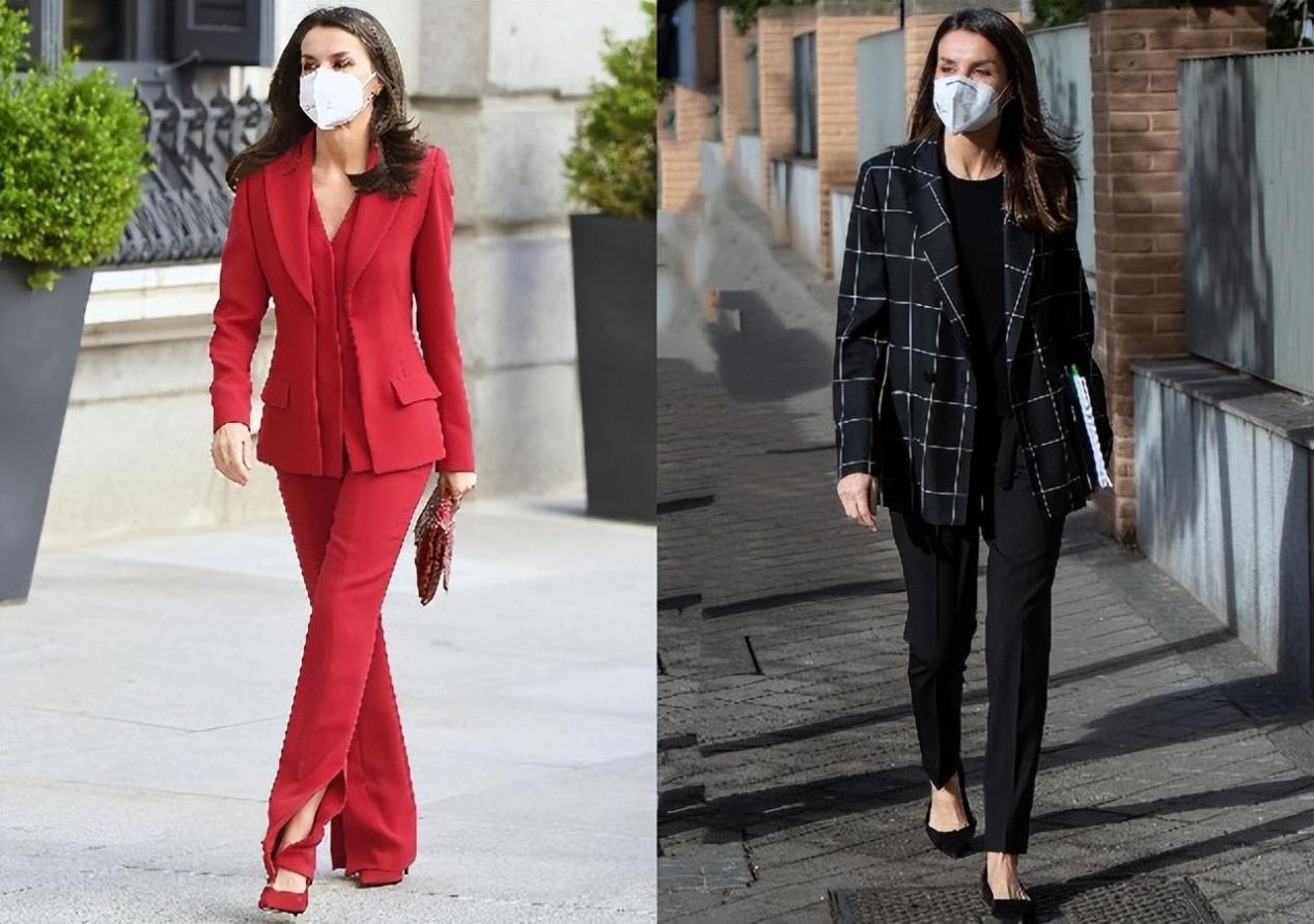 48岁西班牙王妃亲身示范:裙穿长,衣合身,裤宽松,优雅又时髦