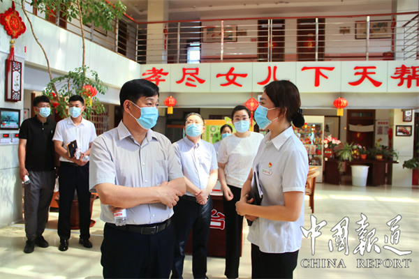 青岛市政府副市长赵胜村到李沧区社会福利院督导检查安全生产工作