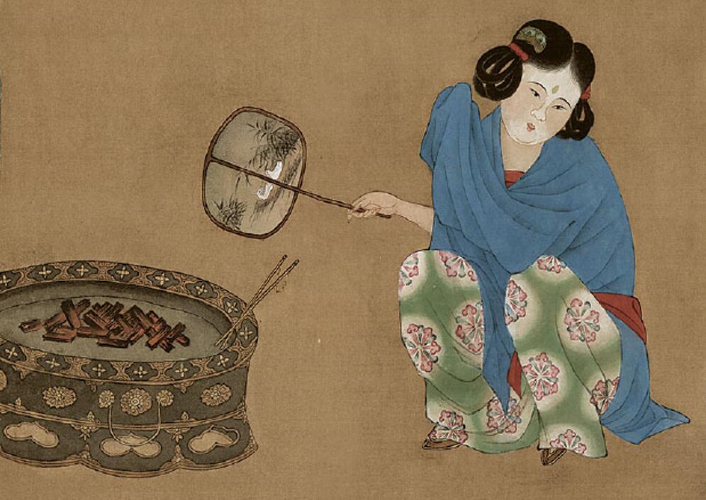 《捣练图》上的这些唐代纹饰,你知道都是什么吗?