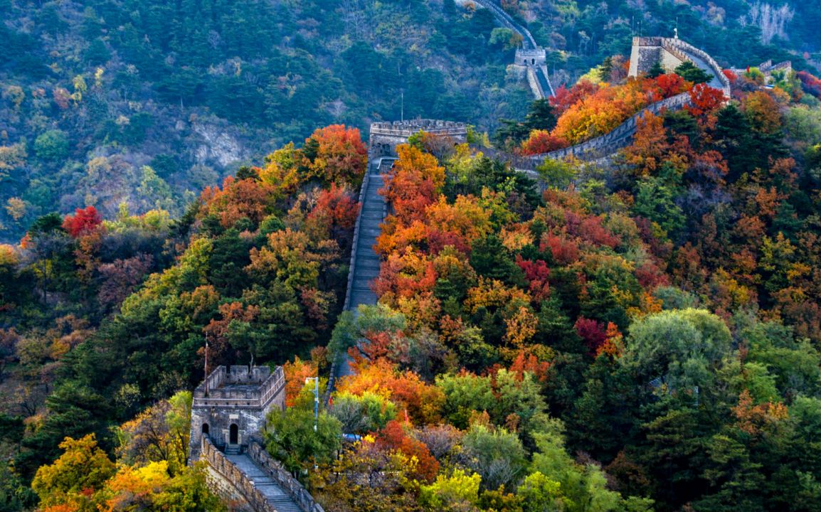 慕田峪长城红叶介绍,慕田峪长城红叶什么时候好看?