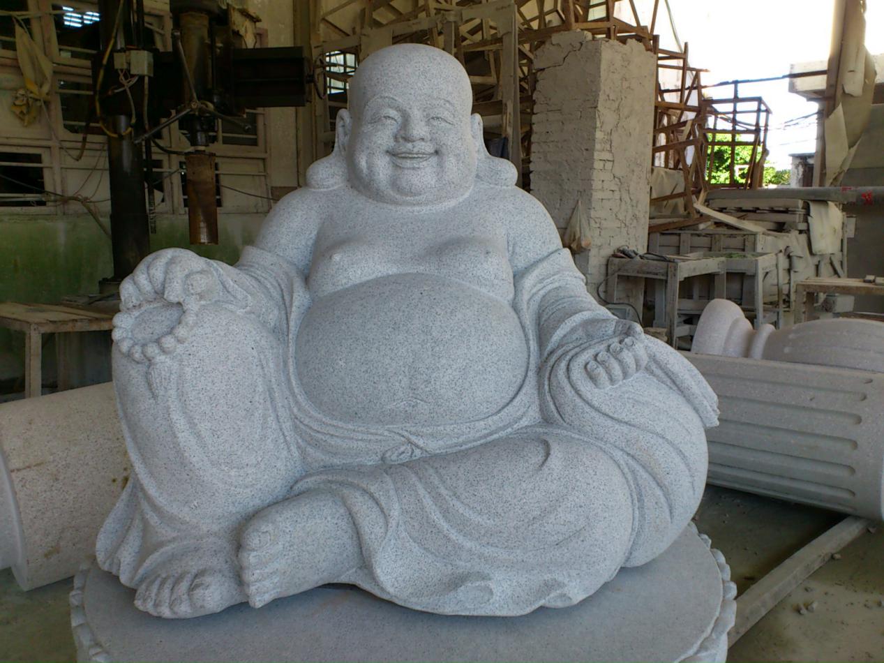 惠安石雕 布袋和尚 弥勒佛石雕欣赏